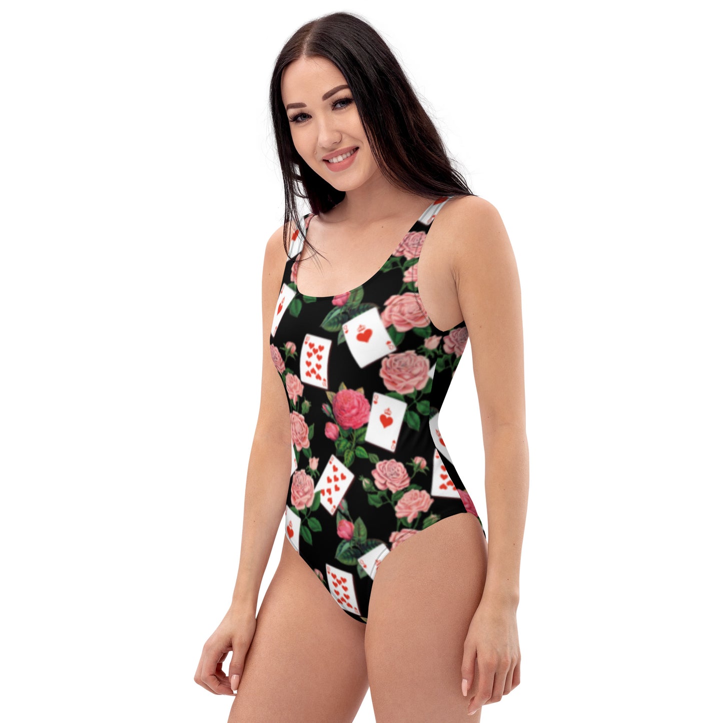 Queen of Coeurs et Fleurs One-Piece Swimsuit