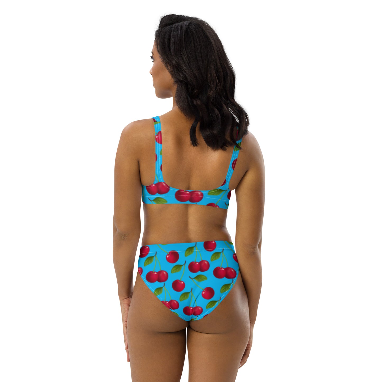 Mon Cherie Sky Blue Eco High Waisted Bikini