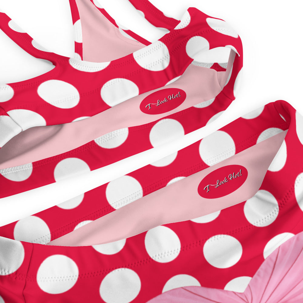 Red Hot Polka Dot Eco Bikini