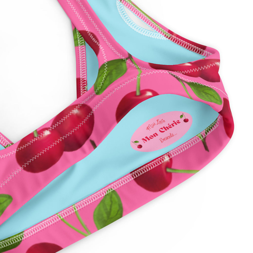 Mon Cherie Candy Pink Eco Bikini Top