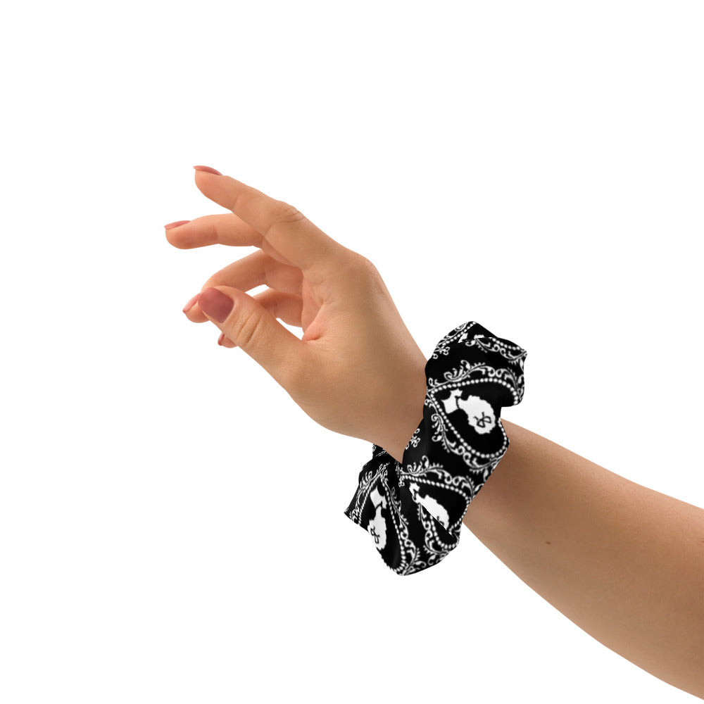 Cameo Black Scrunchie