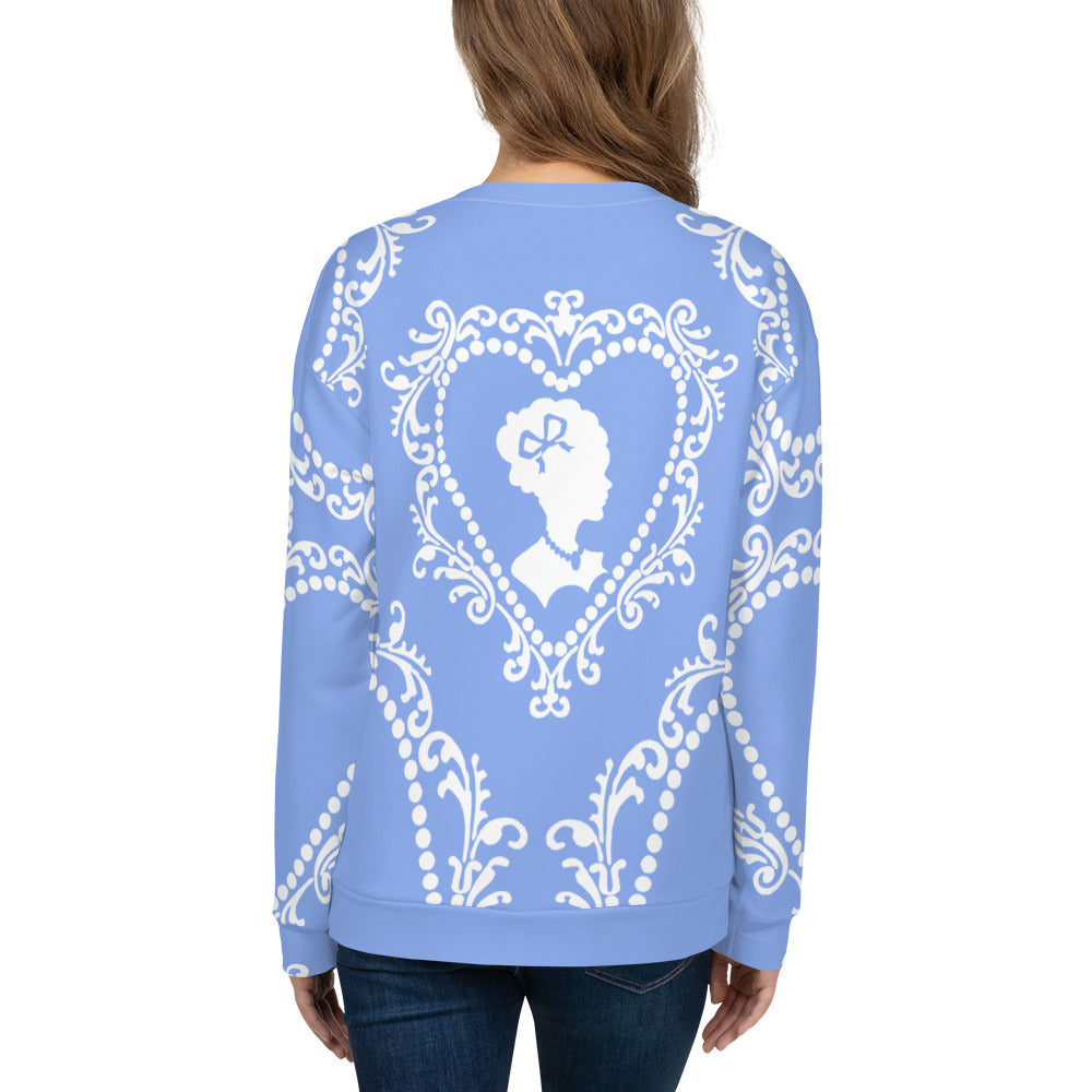 Cameo Sweatshirt in Porcelain Blue