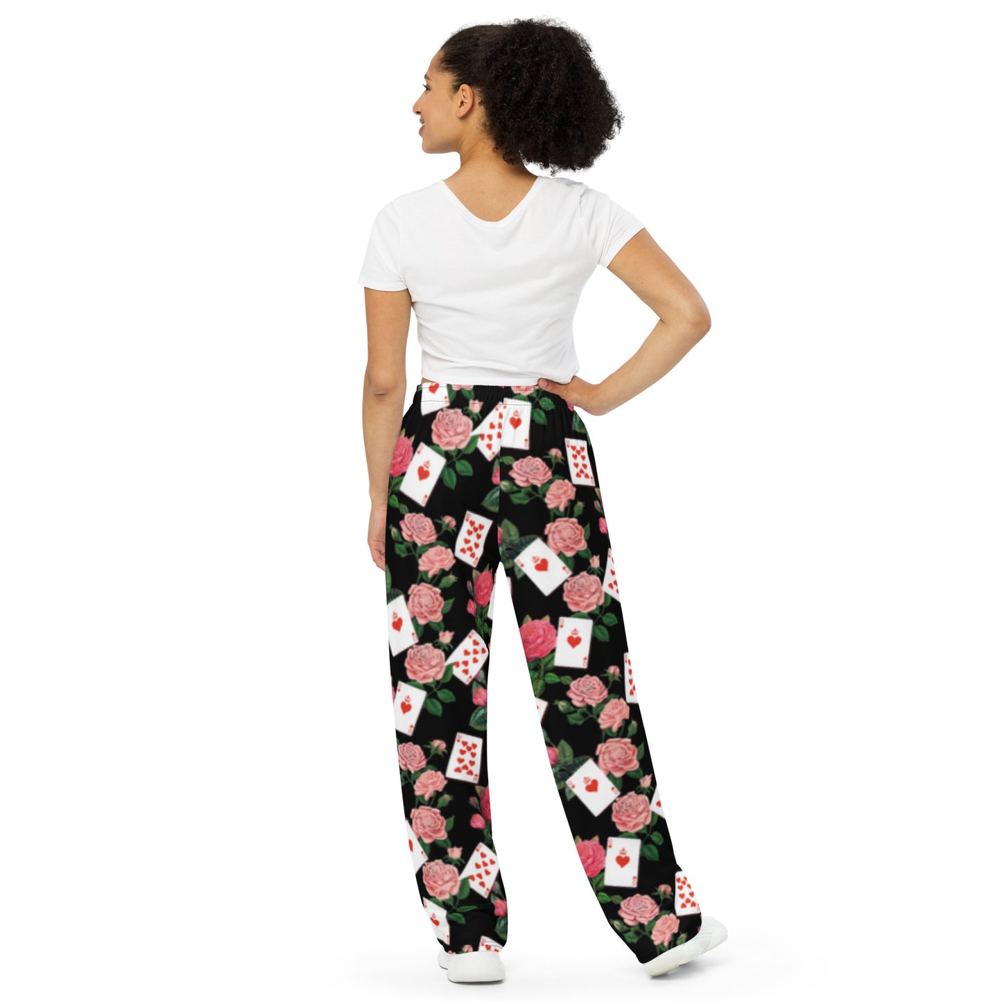 Queen of Coeurs et Fleurs Wide Leg Pants