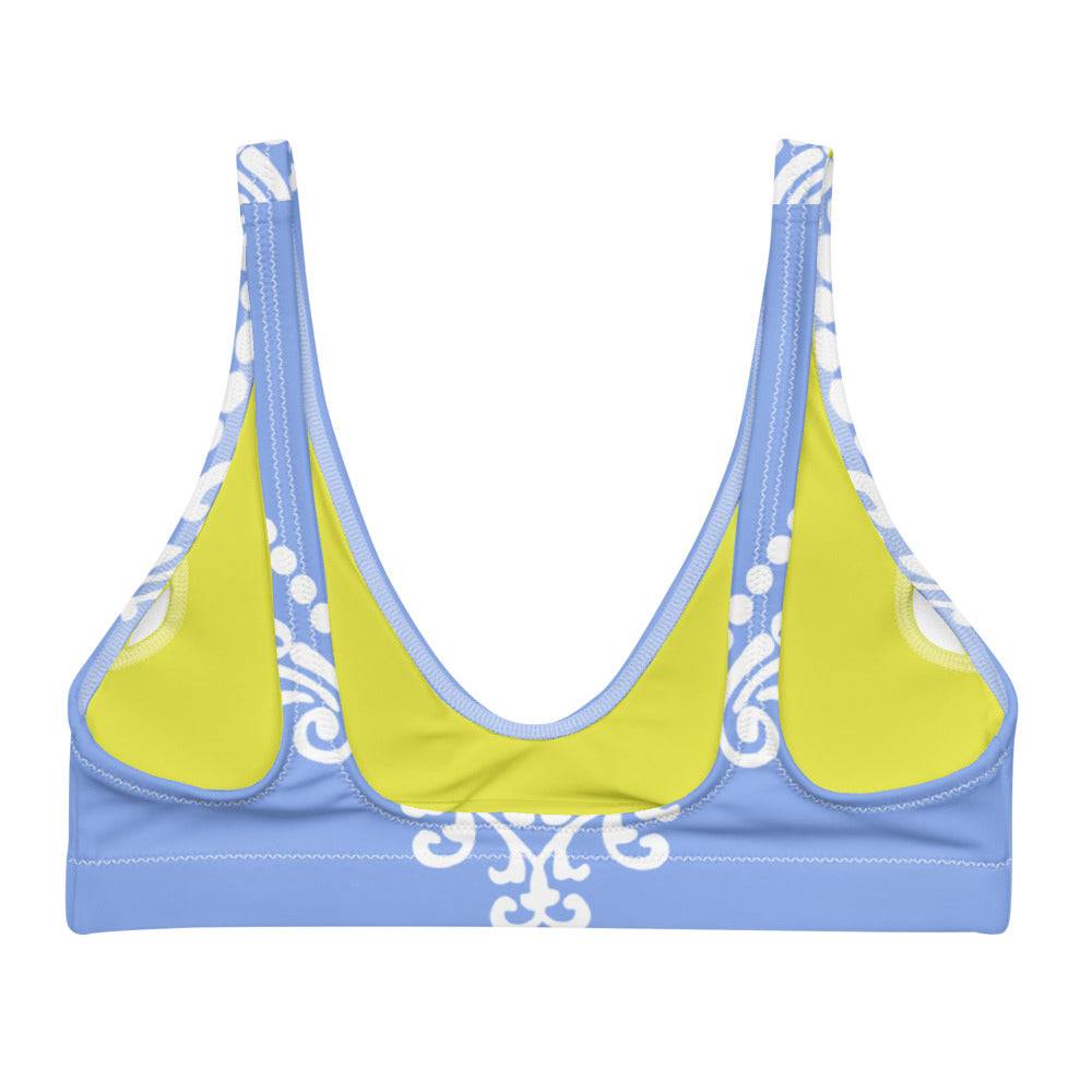 Cameo Porcelain Blue Eco Bikini Top