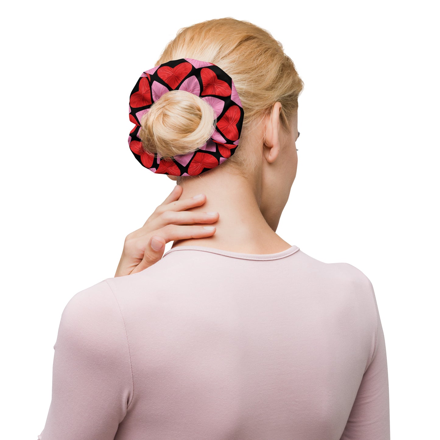 Self Love Hearts Scrunchie
