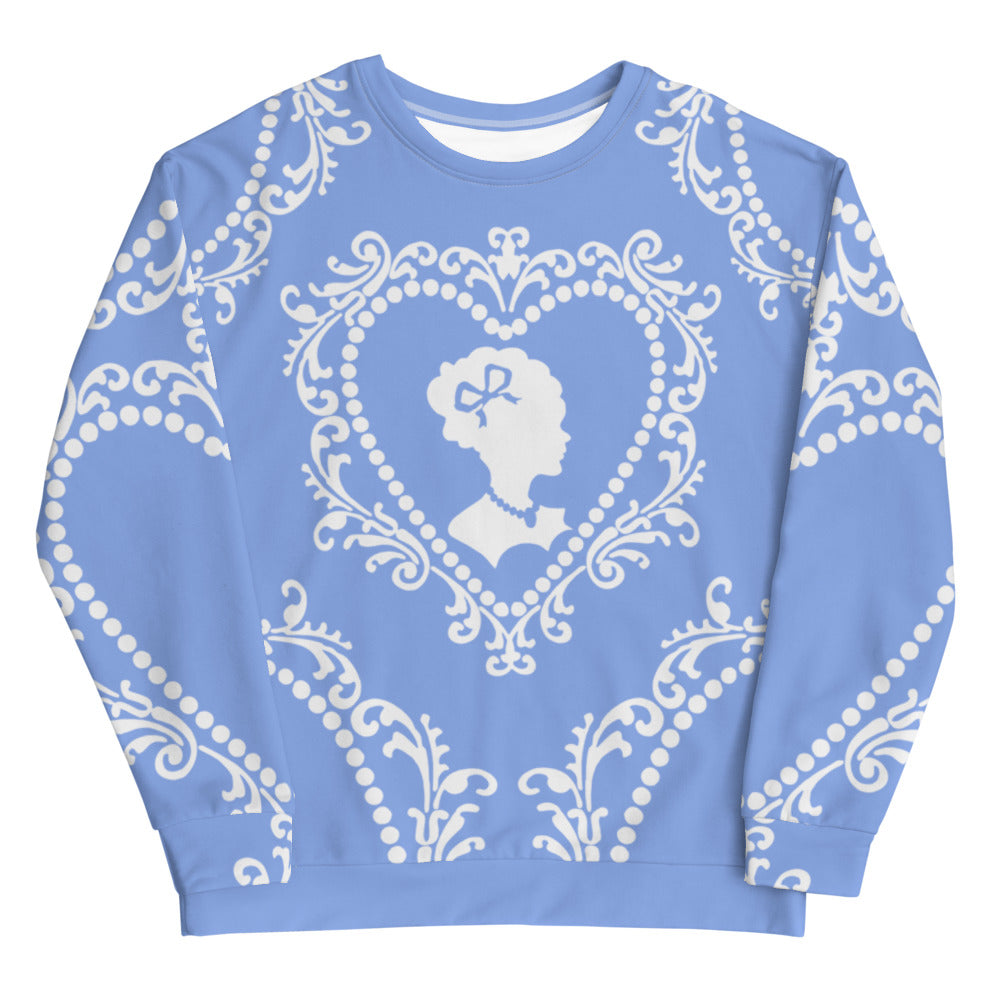 Cameo Sweatshirt in Porcelain Blue