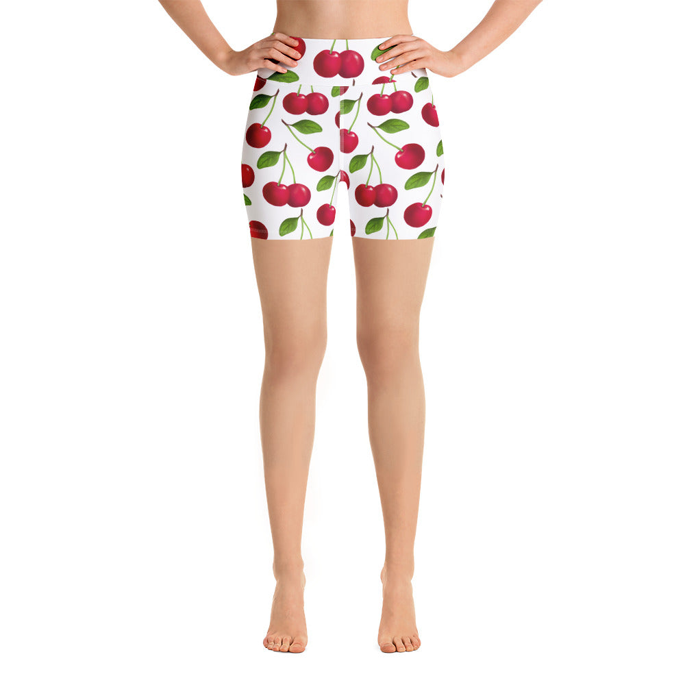 Mon Cherie White High Waisted Shorts