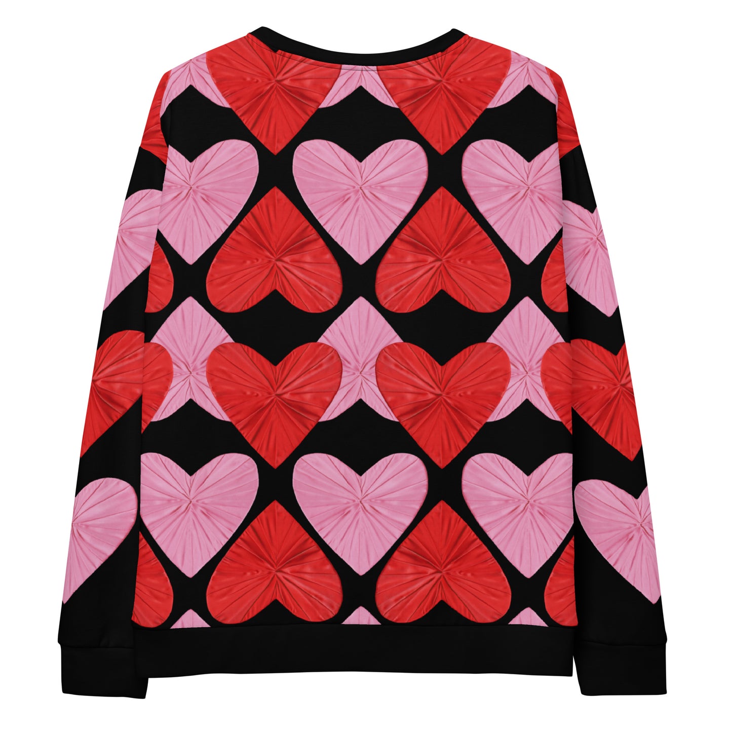 Self-Love Hearts All Over Print Sweatshirt