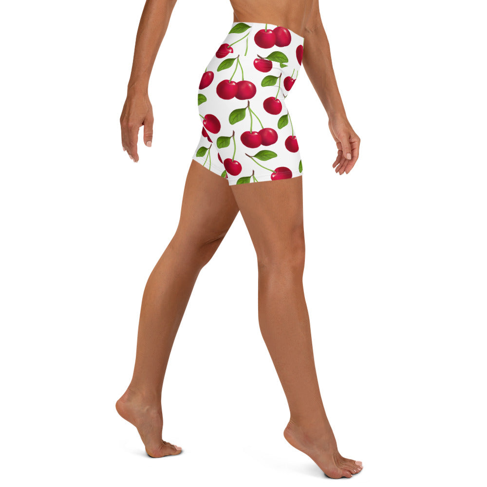 Mon Cherie White High Waisted Shorts