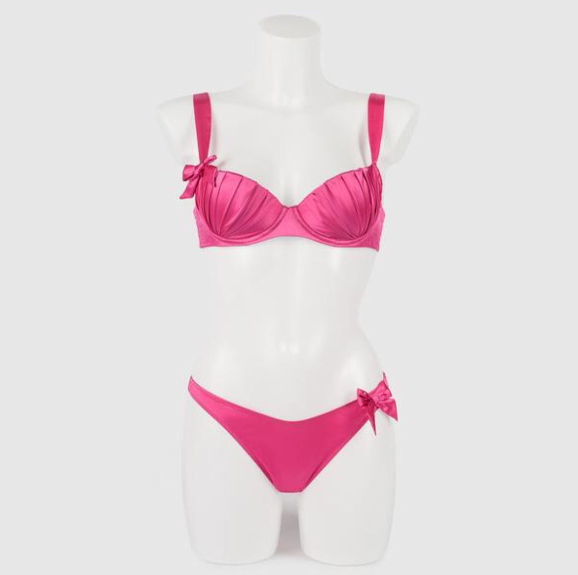 Chocolate Box PINK Hand Pleated Bra