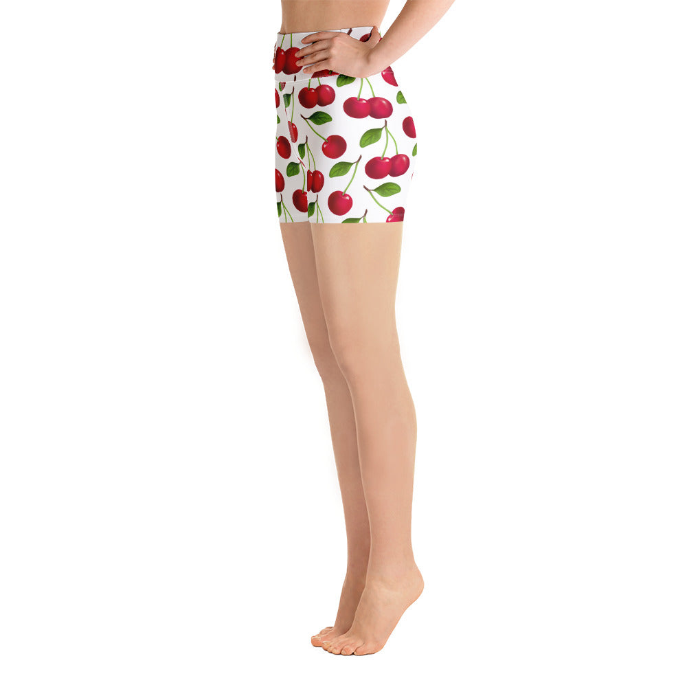 Mon Cherie White High Waisted Shorts