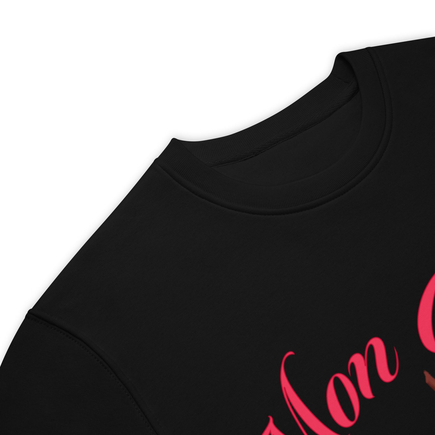 Mon Cheri Black Unisex Eco Sweatshirt