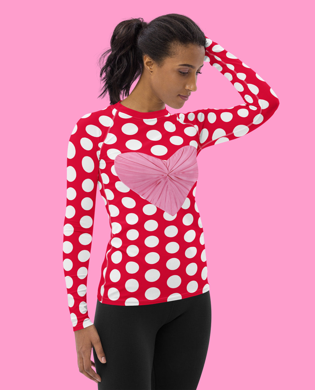 Red Hot Polka Dot Rashguard