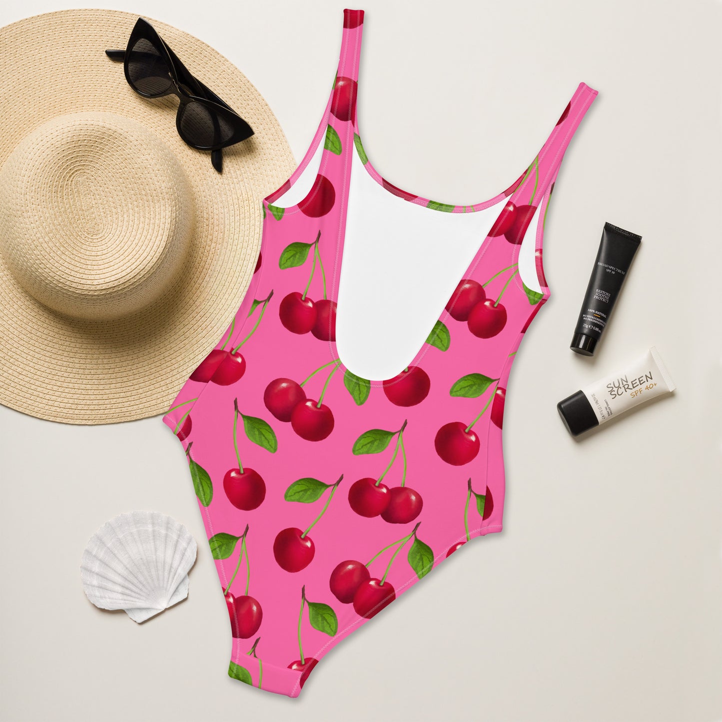 Mon Cherie Candy Pink One-Piece Swimsuit
