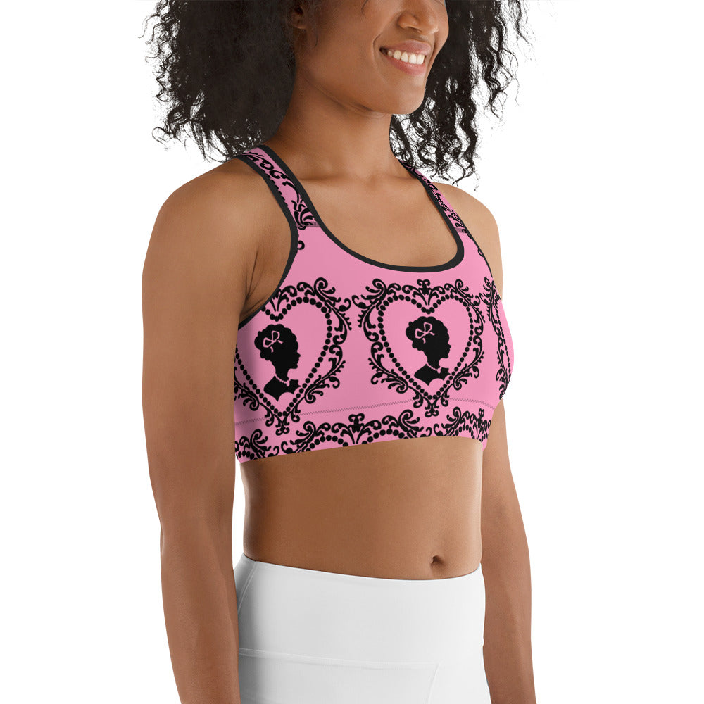 Cameo Sports Bralette in Candy Pink