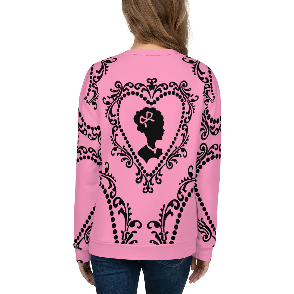 Cameo Sweatshirt in Candy Pink