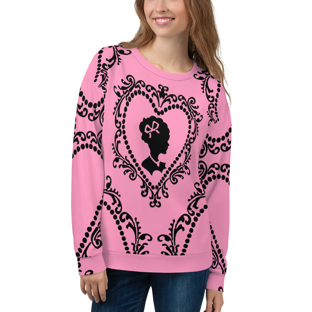 Cameo Sweatshirt in Candy Pink