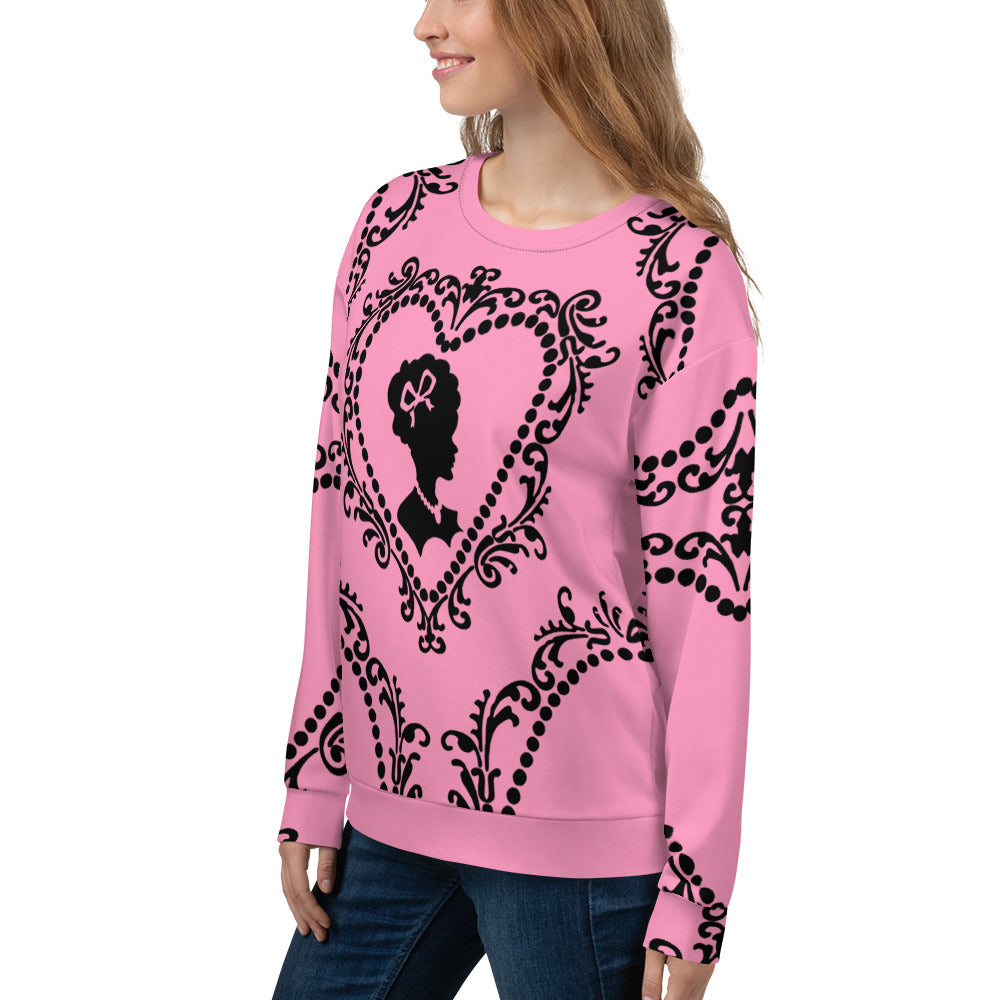 Cameo Sweatshirt in Candy Pink