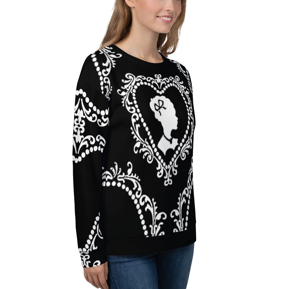 Cameo Sweatshirt in Black