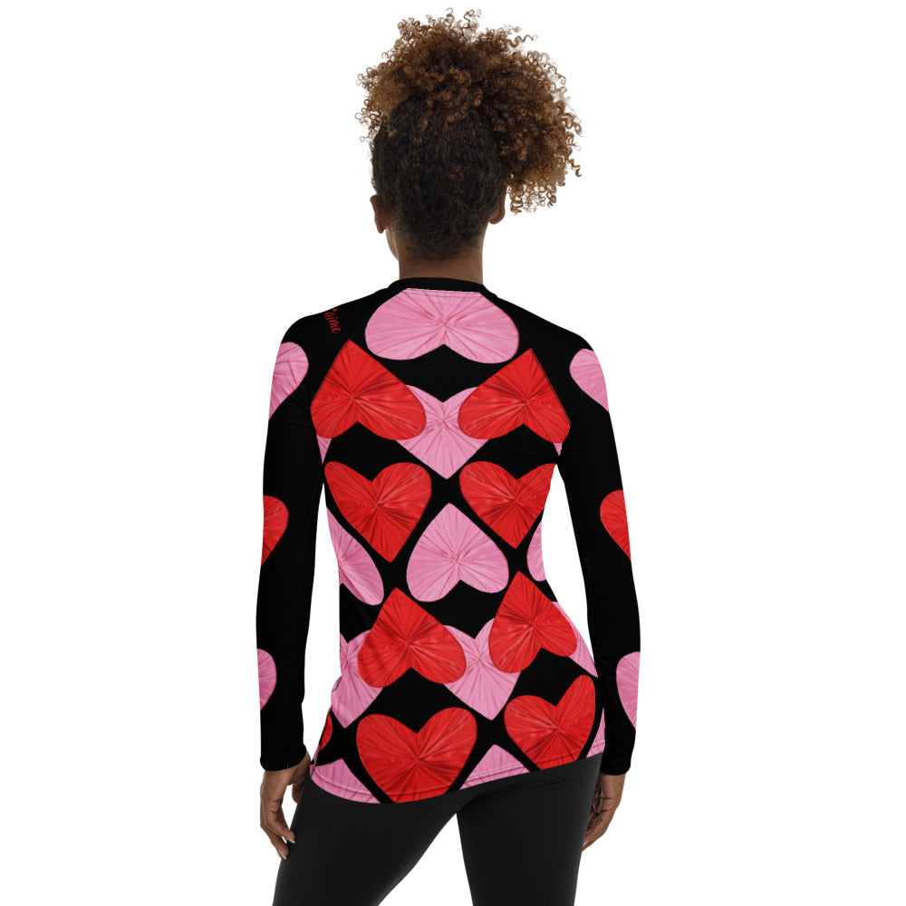 Self-Love Hearts  Rash Guard