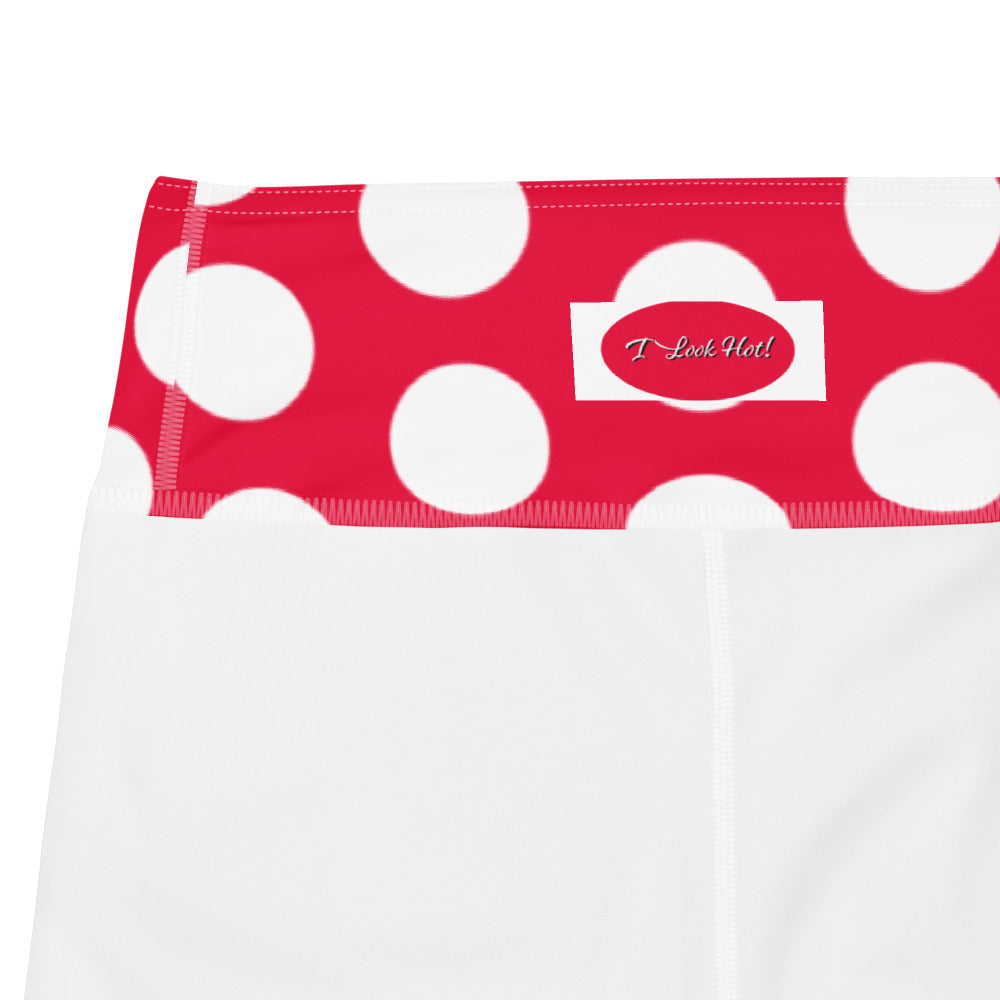 Red Hot Polka Dot Yoga Leggings