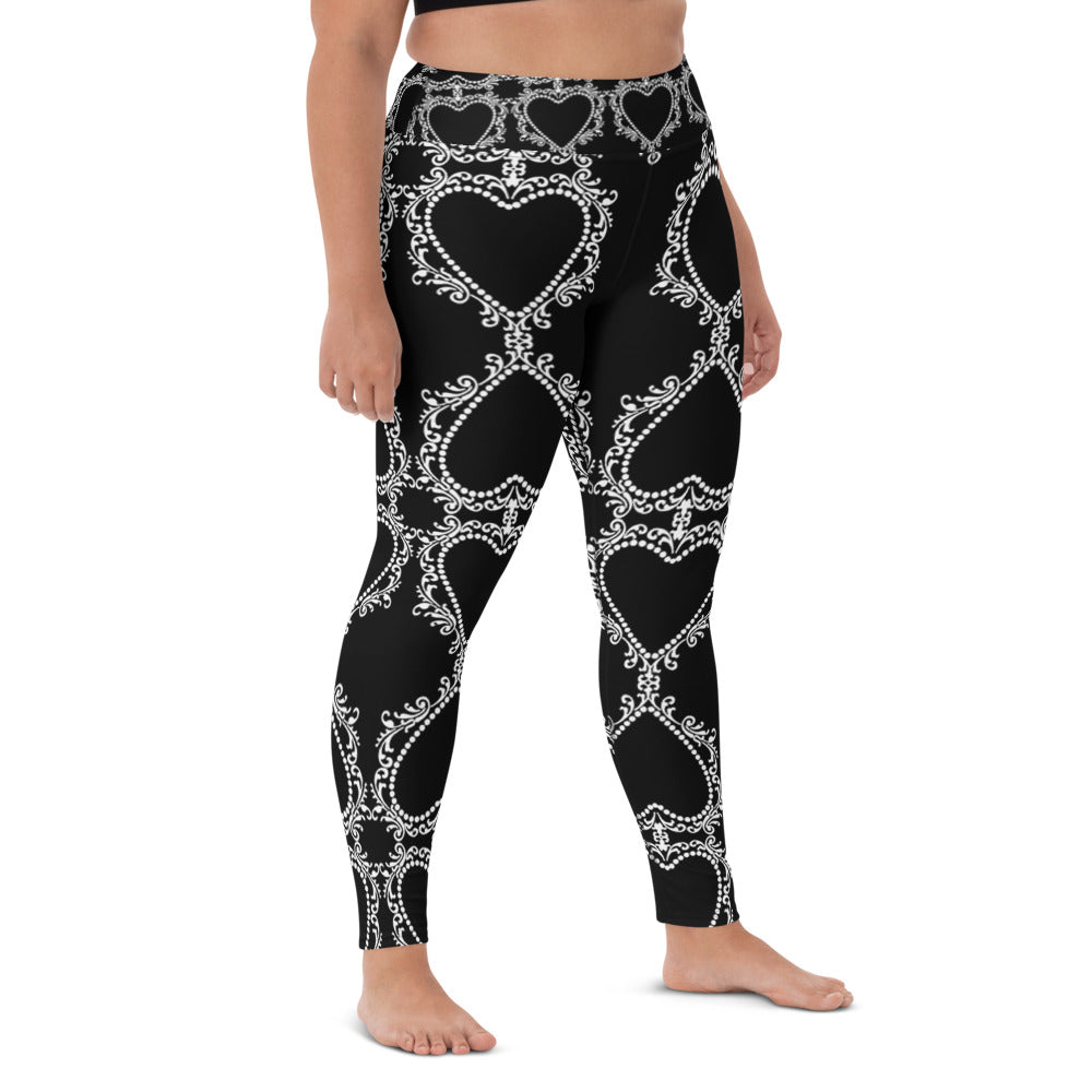 Cameo Black High Waisted Yoga Leggings