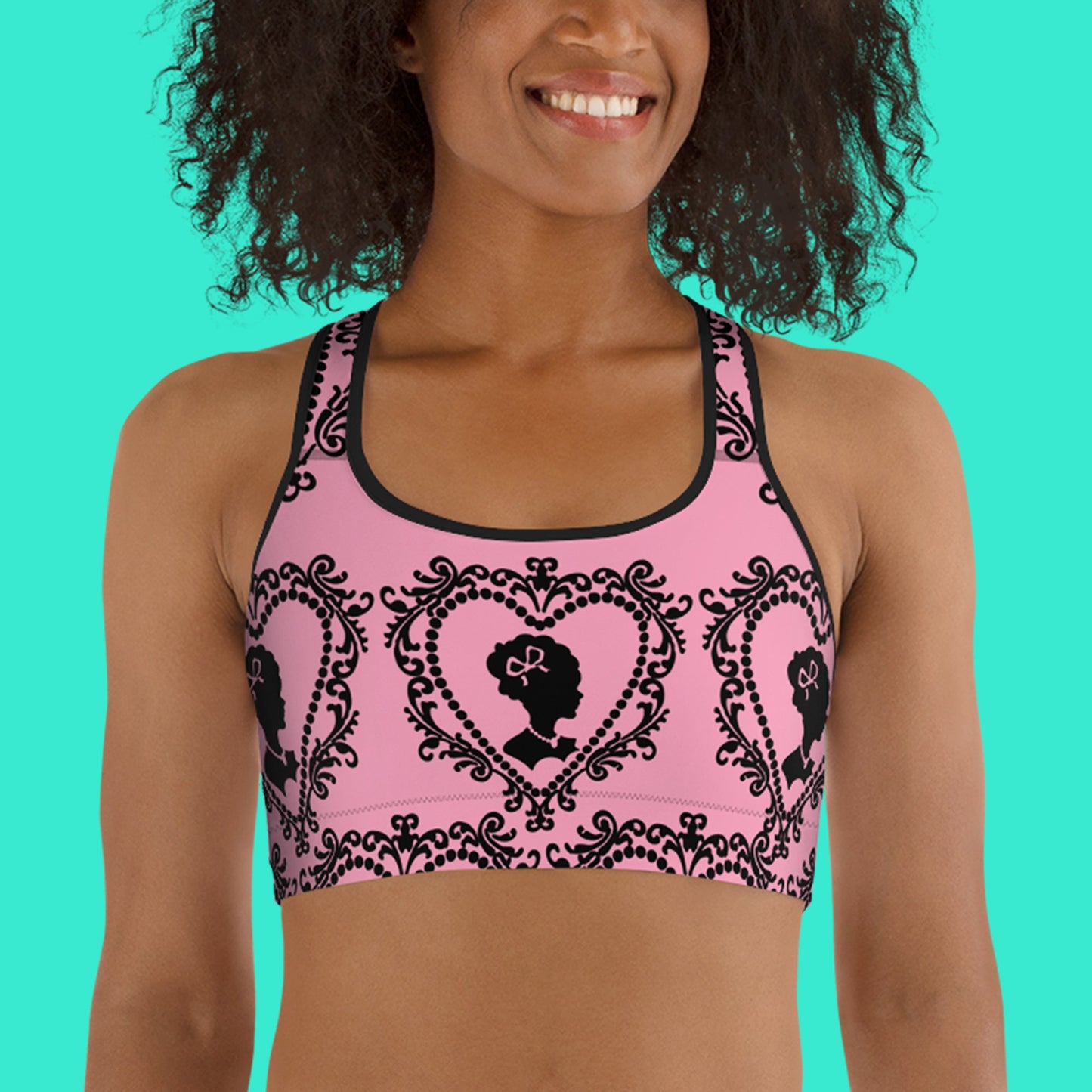 Cameo Sports Bralette in Candy Pink