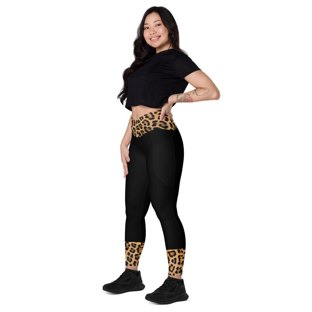 Wild at Heart Crossover leggings with pockets