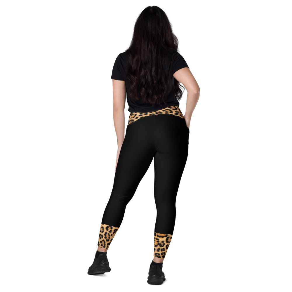 Wild at Heart Crossover leggings with pockets