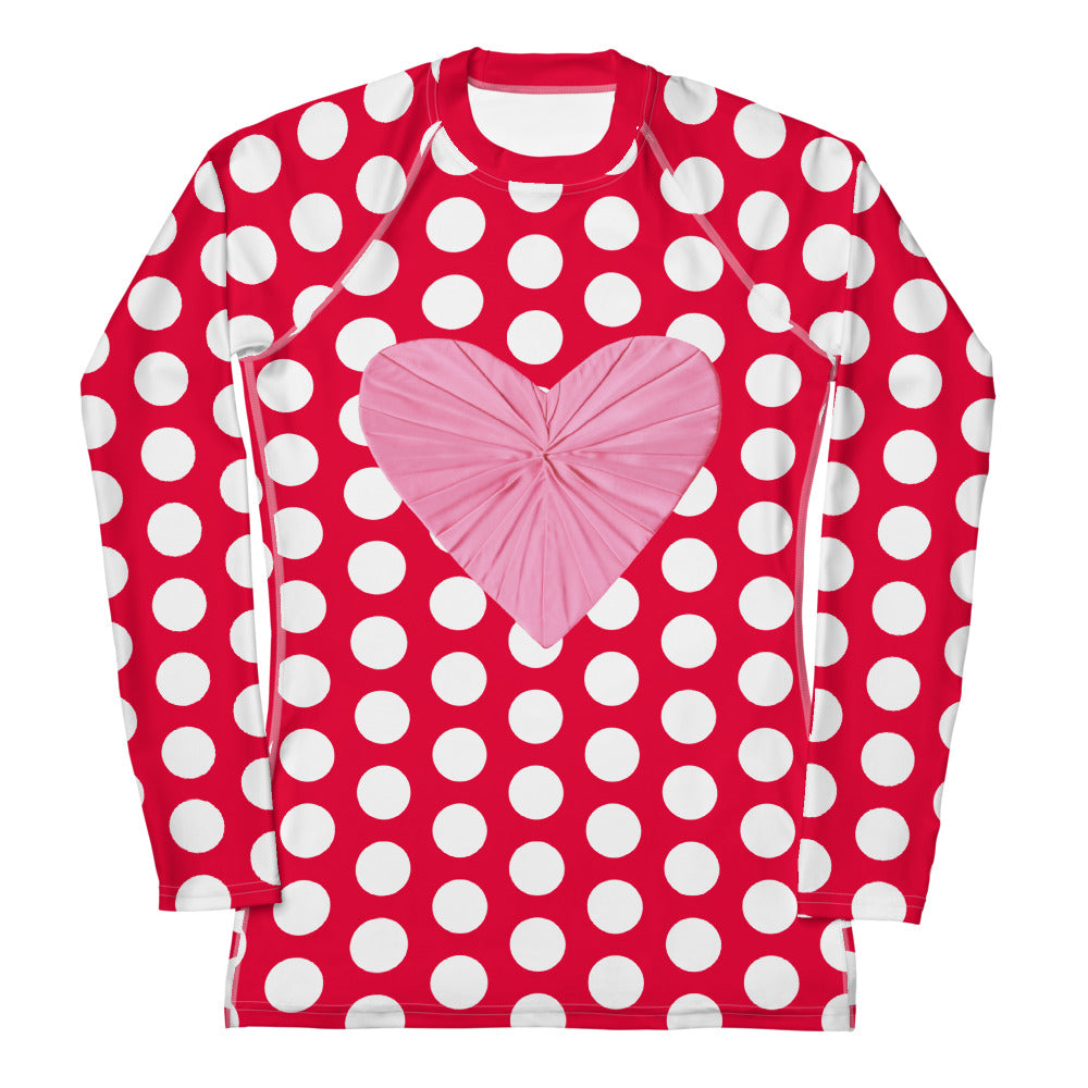 Red Hot Polka Dot Rashguard