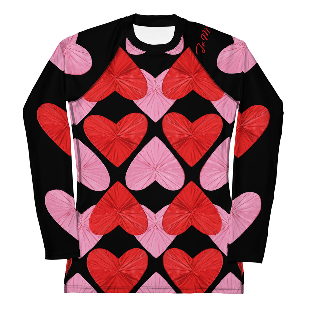 Buy Self-Love Hearts Rash Guard Online | By Miss Lala