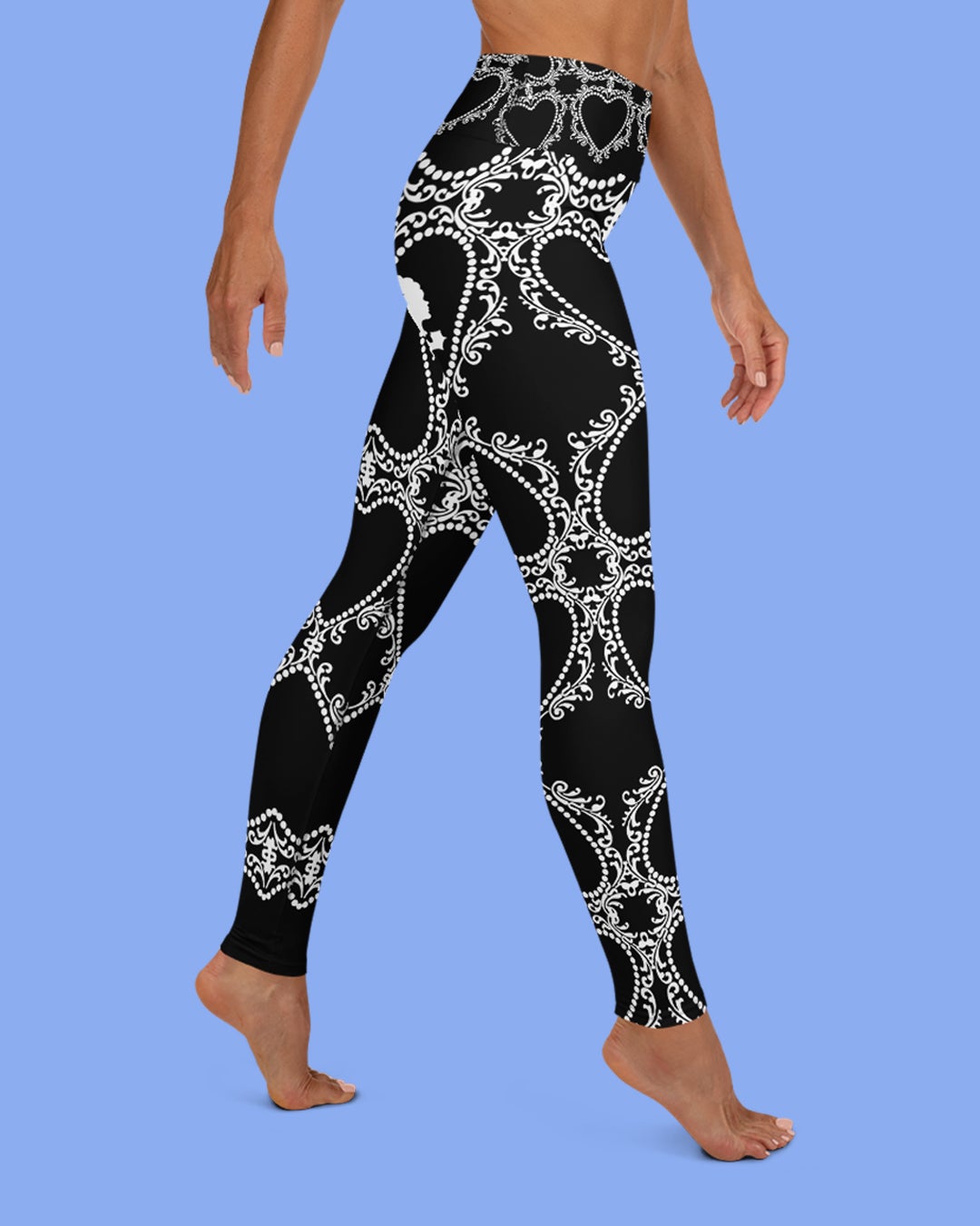 Cameo Black High Waisted Yoga Leggings