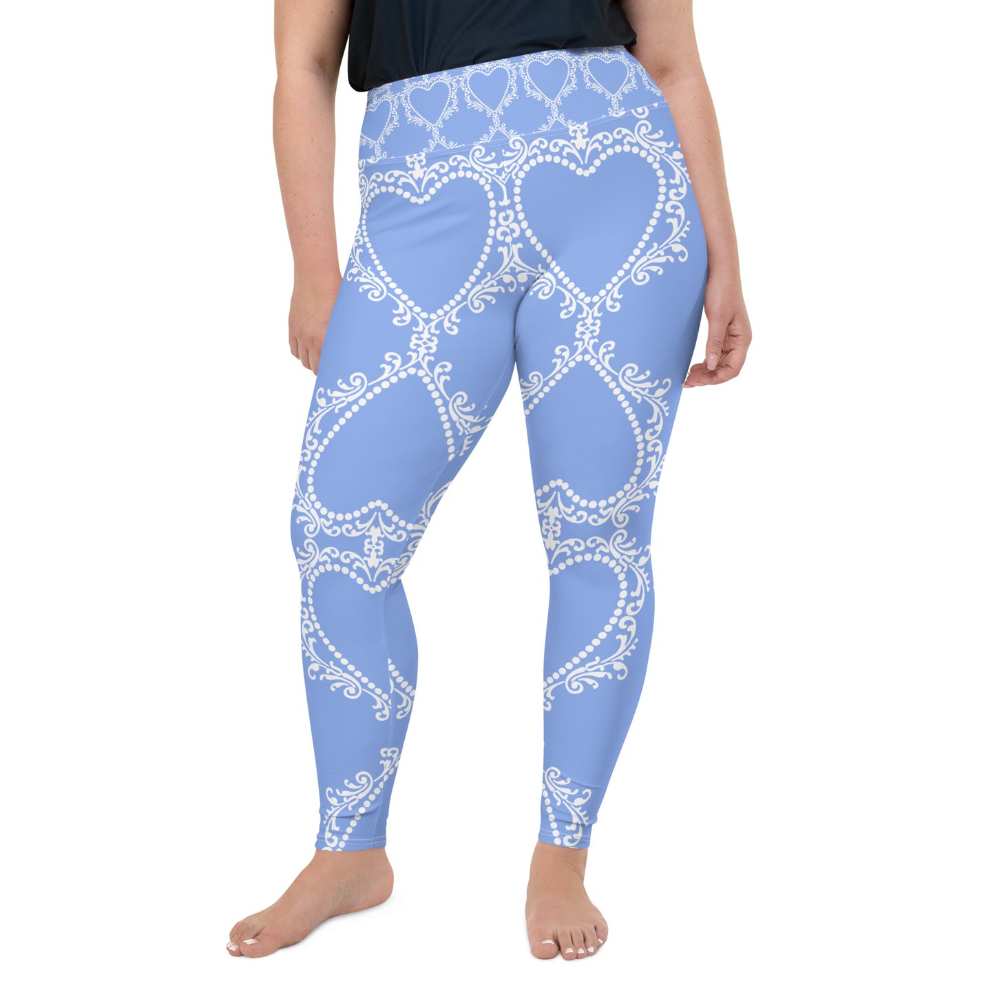 Cameo Curve Leggings White on Porcelain