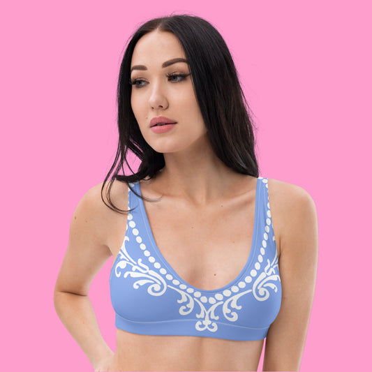 Cameo Porcelain Blue Eco Bikini Top