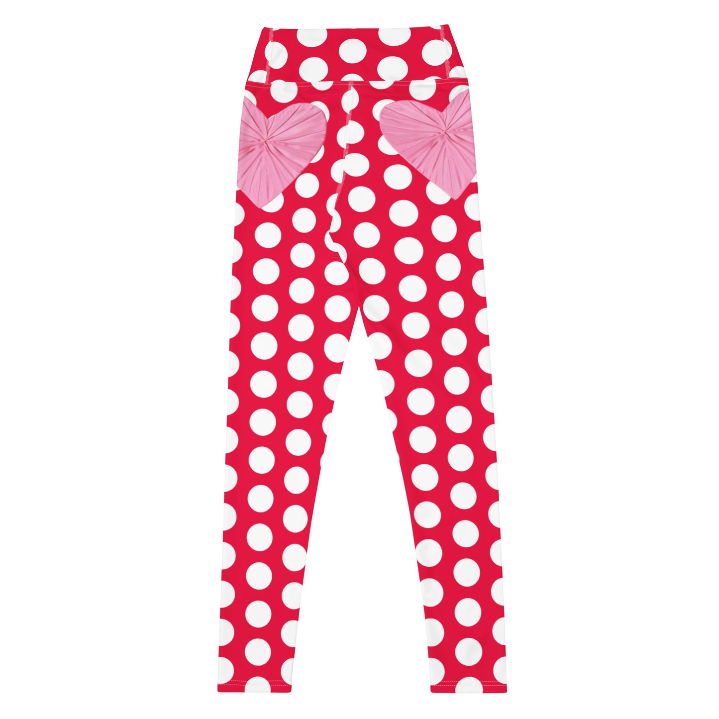 Red Hot Polka Dot Yoga Leggings