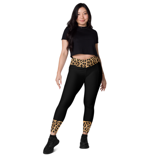 Wild at Heart Crossover leggings with pockets