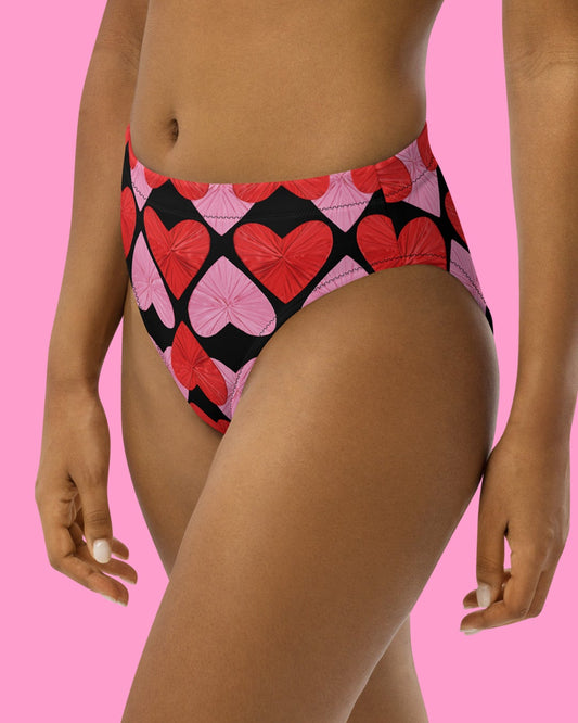 Self-love Heart Eco Bikini Bottom