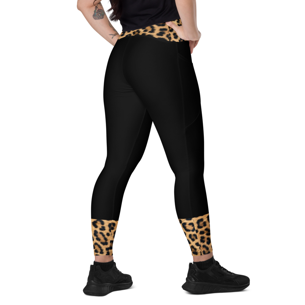 Wild at Heart Crossover leggings with pockets