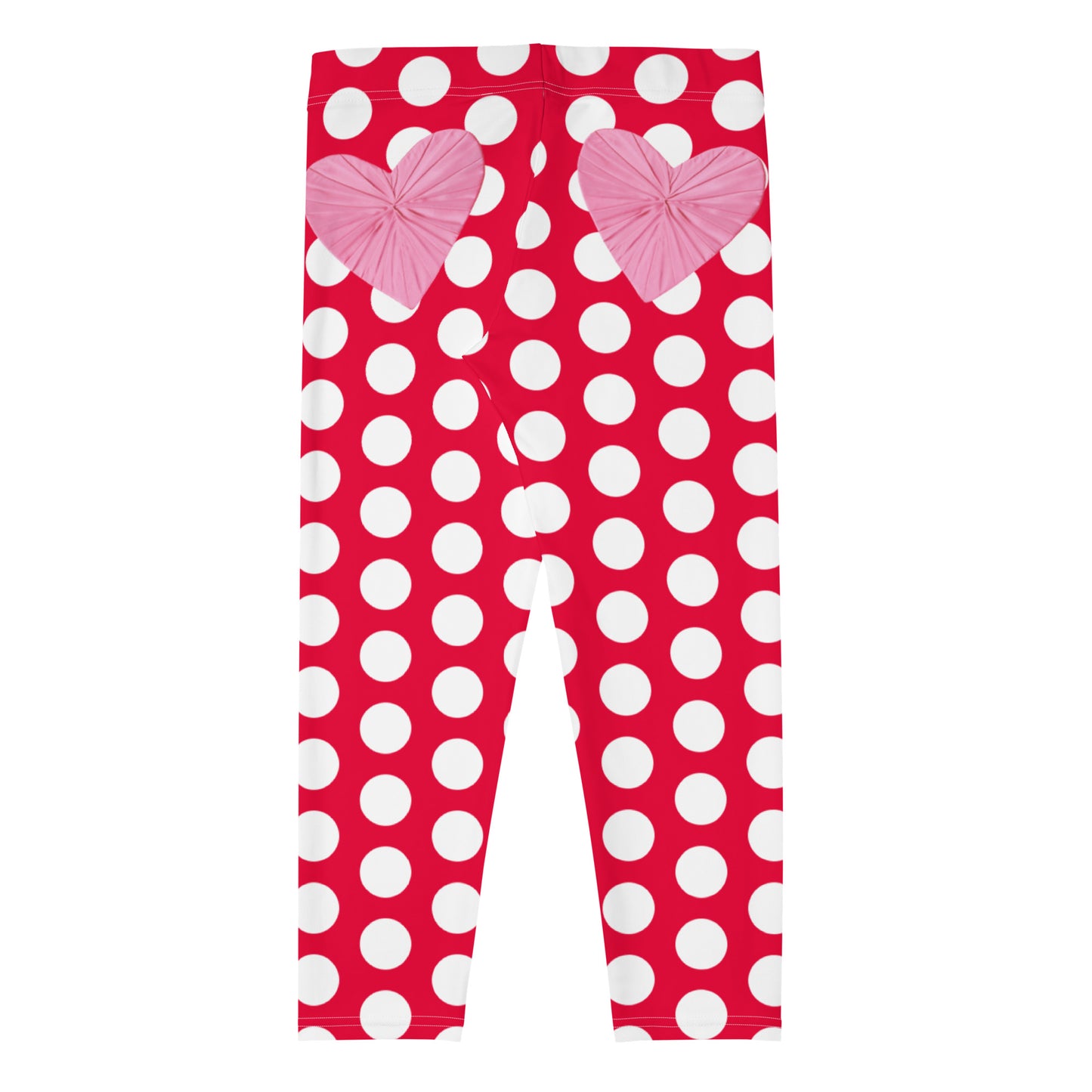 Red Hot Polka Dot Capri Leggings