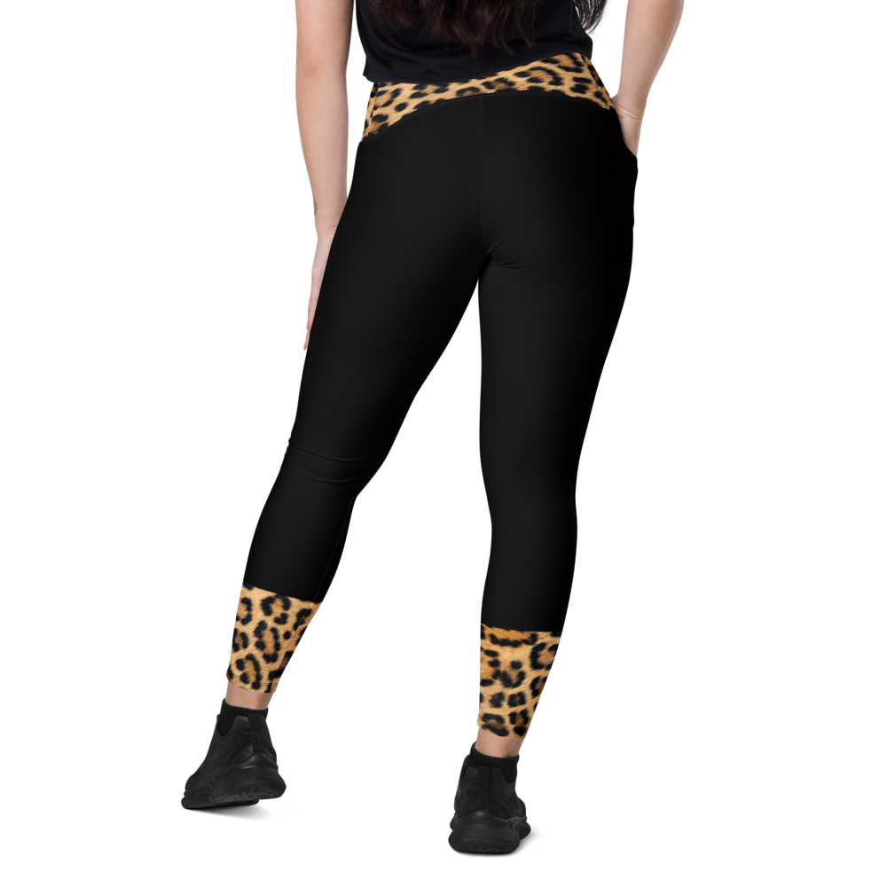 Wild at Heart Crossover leggings with pockets