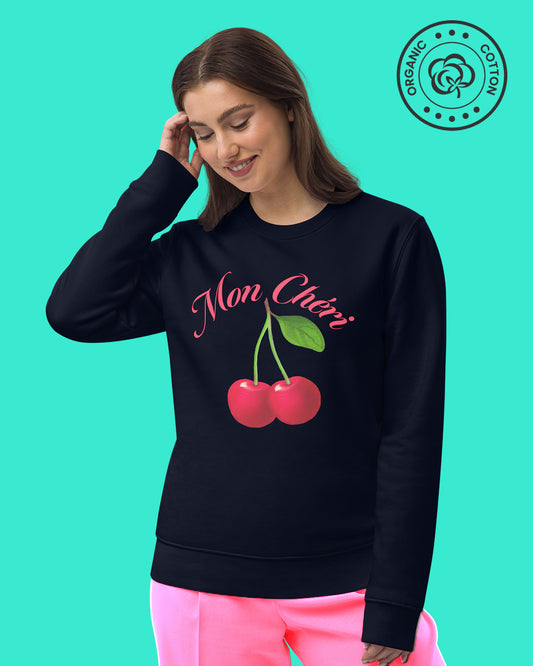 Mon Cheri Black Unisex Eco Sweatshirt